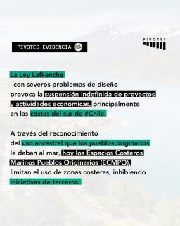 La Ley Lafkenche –con severos problemas de su diseño– provoca la suspensión indefinida de proyectos y actividades económicas