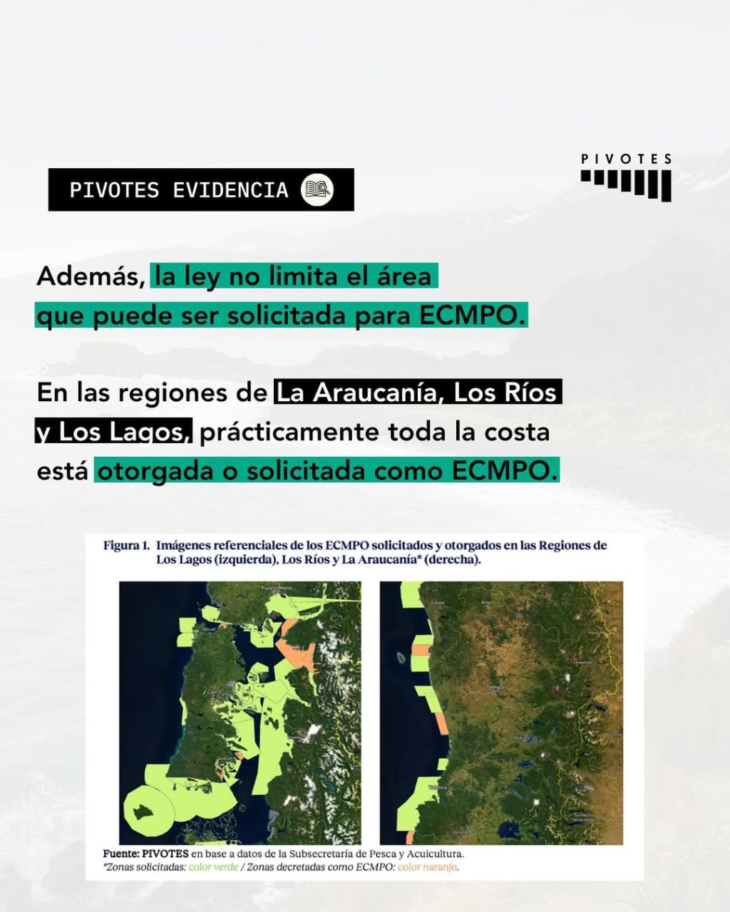 Una vez presentada una solicitud de ECMPO, se suspende el trámite de cualquier otra solicitud de uso en la misma zona.