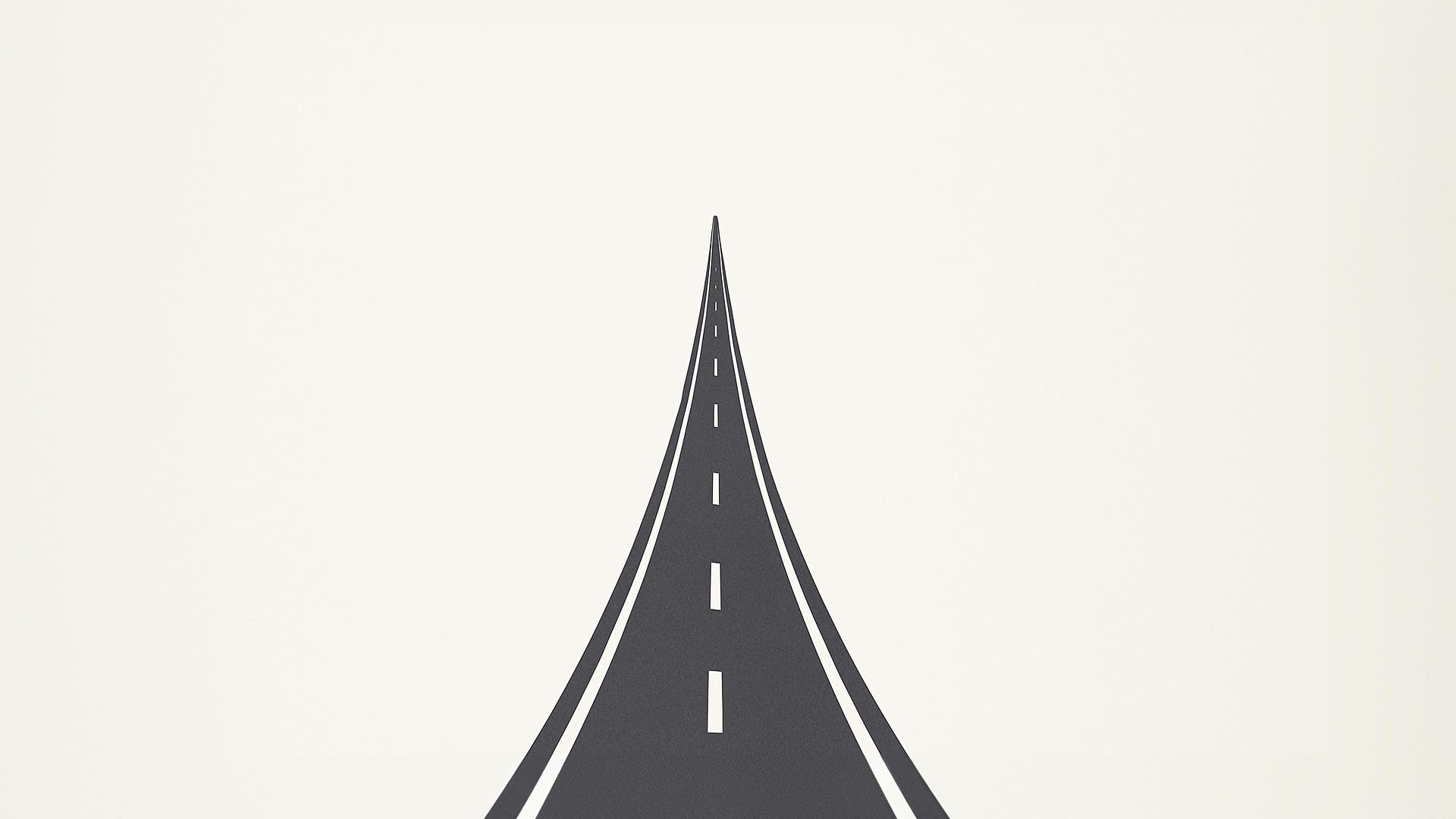 Camino angosto que representa visualmente la metáfora del “fast track” que se va estrechando, tal como lo menciona el autor para describir la creciente dificultad y restricción en la tramitación de proyectos.